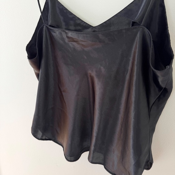 Indulgence Black Satin Camisole - Picture 5 of 7